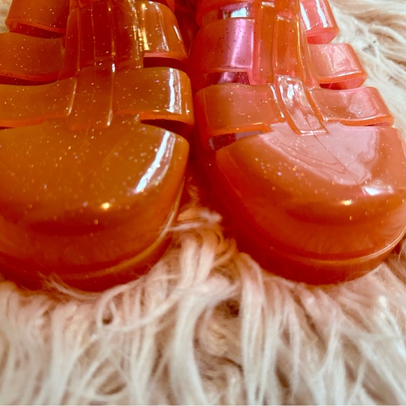 NWOT JuJu Platform Jelly Shoes Pink - Picture 6 of 12